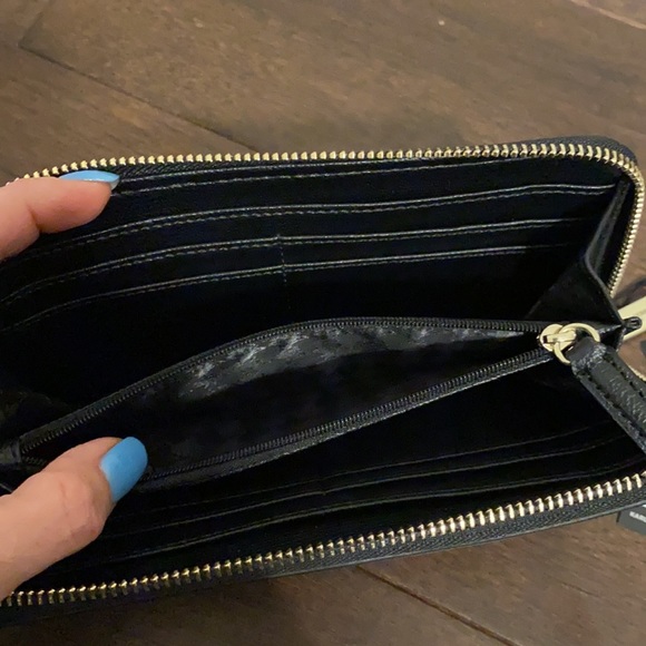 Karl Lagerfeld Black leather wallet - Picture 5 of 8